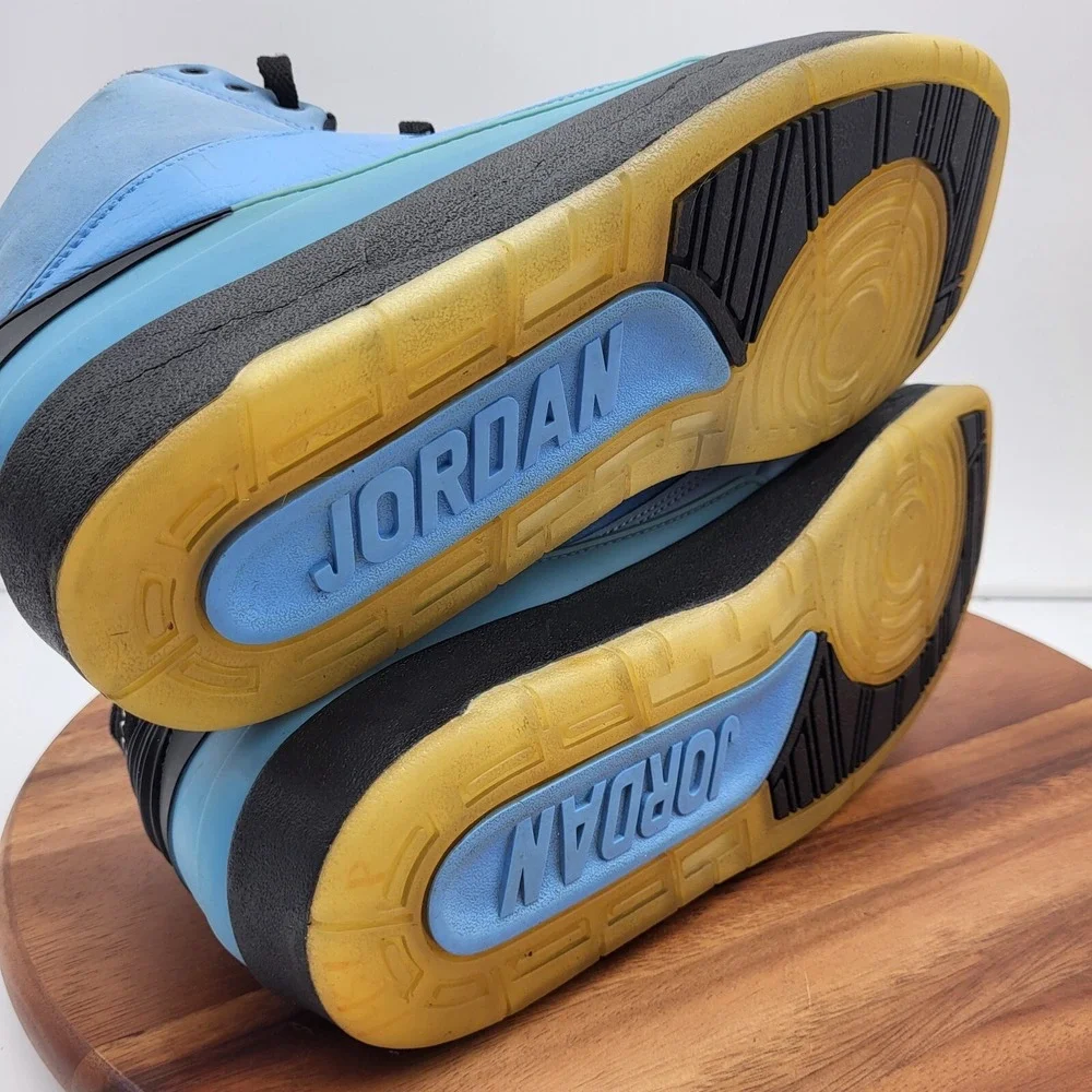 Nike Air Jordan 2 Retro‎ QF University Blue Sneakers Mens Size 11.5 95709-401